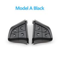 (Modèle A Noir)Kit de boutons de commande de boutons de volant multifonctions de voiture 3 couleurs pour Mercedes Benz GL ML RB cl