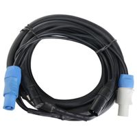 Pronomic Stage PPD-5 Câble Hybride Powerplug/DMX Powercon compatible + DMX 3 pôles,5m.