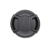 vhbw Bouchon d´objectif 52 mm, plastique noir compatible avec Pentax DA L 18-55 mm 3.5-5.6 AL WR, Pentax smc DA 18-55 mm 3.5 - 5.6