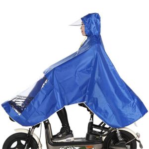 PONCHO Imperméable de vélo avec masque de pluie pour moto
