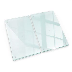 Plaque Protection Verre Trempé 60x52cm ALLboards - Motif Granit - Planche Découpe Et Plateau