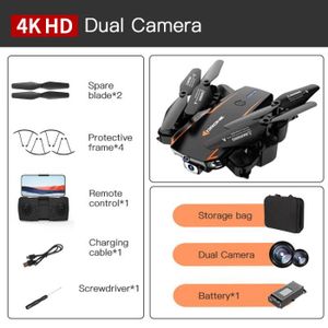 DRONE BK Double 4K-1B-Drone GPS R2S 8K 5G avec Caméra HD