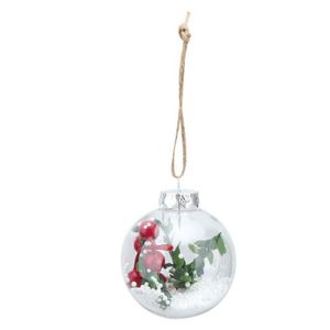 Boule De Noel Transparente