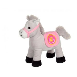PELUCHE Gipsy Toys - Race Poneez Sonore n°12 - 22cm -  Gri