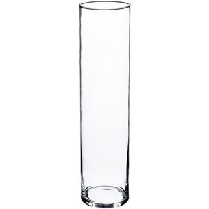 Coupe d/écorative//Centre de Table /Ø 18,5 cm INNA Glas Vase cylindrique//Photophore en Verre Sansa Transparent 15 cm