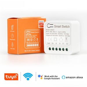 ÉMETTEUR - ACTIONNEUR  16a - 2 pièces - Mini commutateur Wifi intelligent