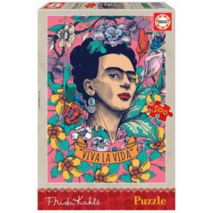 PUZZLE Puzzle - EDUCA - 500 pièces - Viva la vida, Frida 