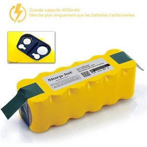 Batterie iRobot série 531 Hannets® de qualité I Batterie i-Robot Roomba  Pack de batteries Aspirateur Pièce détachée I Roomba série 600 Accessoires  Batterie 4500 mAh Robot aspirateur de rechange 14,4 V 