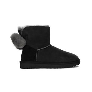 Ugg noir basse noeud new arrivals