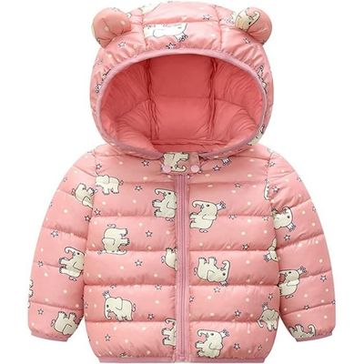 Veste D Hiver B b Manteau Enfants Oreille Capuche Blouson