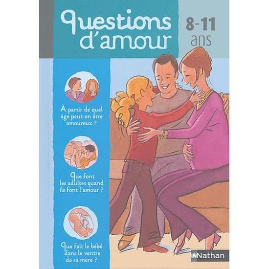 Questions D Amour 8 11 Ans Cdiscount Librairie