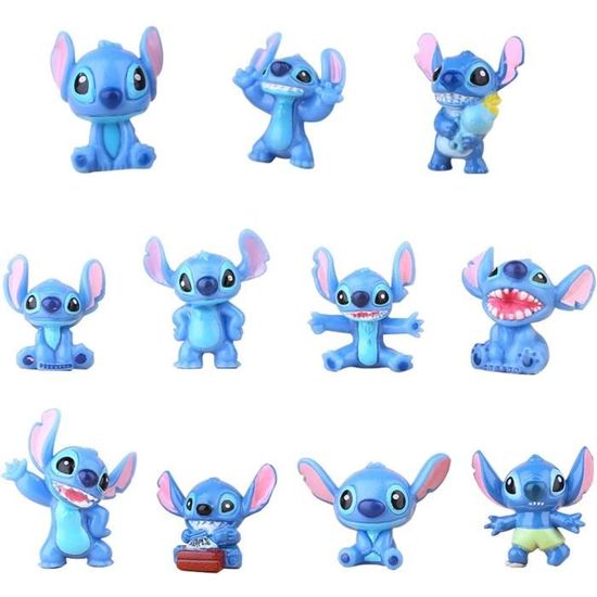 12 pièces Stitch Cake Toppers -Disney Stitch Décoration De Gâteau Mini  Figurines Fournitures Décoration, Mini Fête Figurine po - Cdiscount Maison