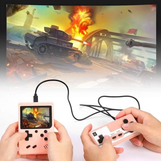 Console De Jeu Portable Rétro - Écran 3.5" HD 640x480 - 128 Go - Émulation Multiple (PS1, N64, SNES, Etc.) - Autonomie Longue Durée - Design Compact