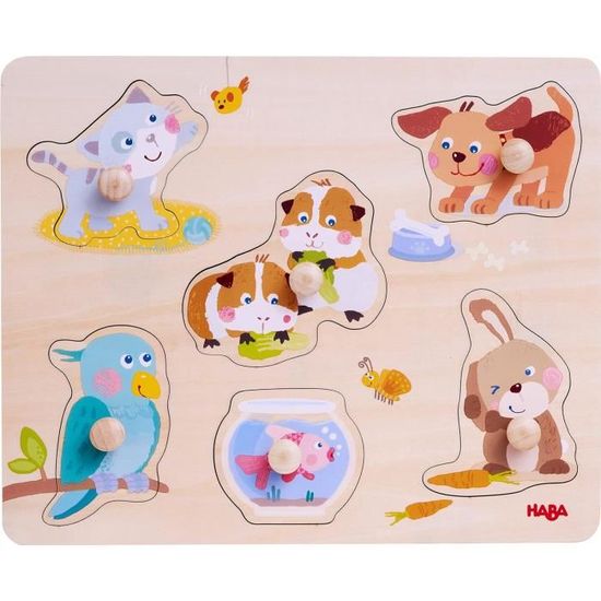 Puzzle Animaux Domestiques 6 Pi ce De Puzzle En Bois 12 Mois Et puzzle-animaux-domestiques-6-pi-ce-de-puzzle-en-bois-12-mois-et