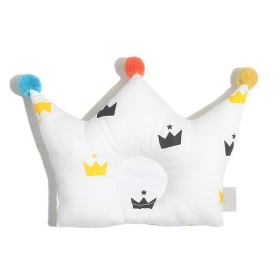 Oreiller Bebe Style De Couronne Modele De Dessin Anime Pour Les Enfants Couronne Noire Blanc Cdiscount Puericulture Eveil Bebe