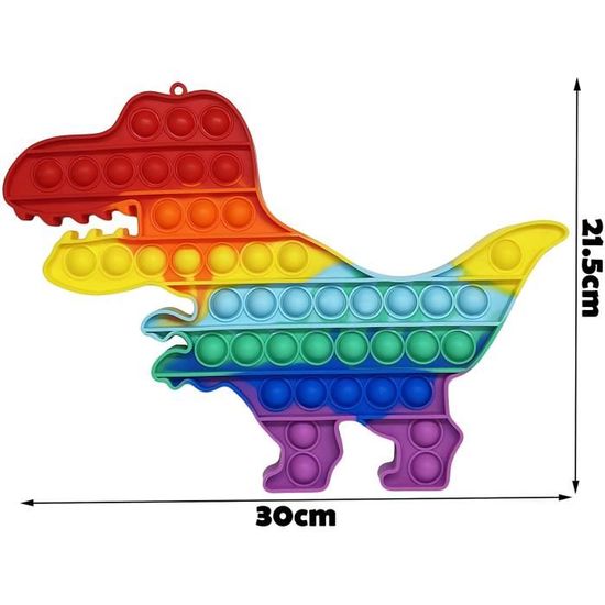 Pop It Grand Géant XXL - Poppit Anti Stress Multicolore ...