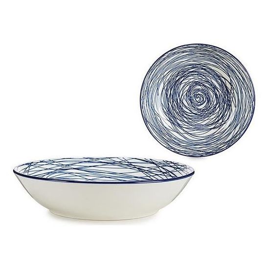 Assiette creuse Bleu Porcelaine (Ø 20 cm)
