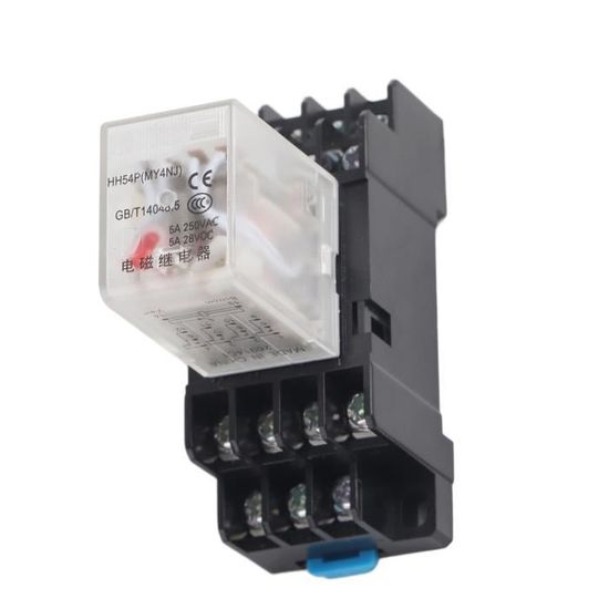 Relais Intermédiaire MK2P-I 10A DC 12V 8 Broches - Résistant à L'usure - Neuf - Fabriqué Au Japon