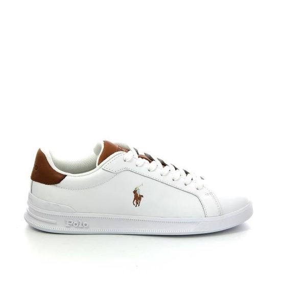 Basket homme Ralph Lauren Héritage Court 2 coloris Marron