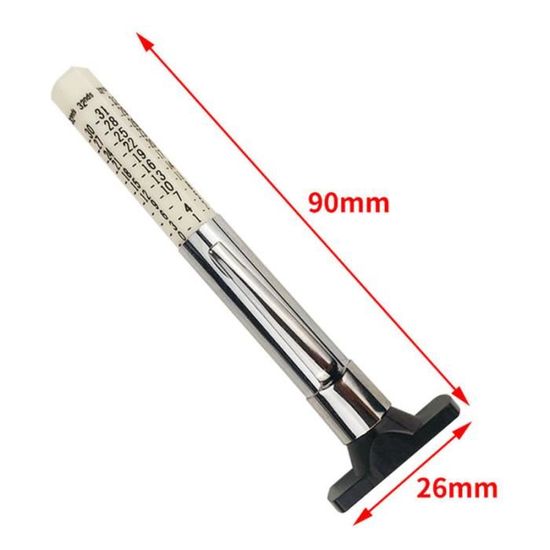 Jauge Profondeur Pneus 4 Pièces - Mesure Usure Pneu Voiture, Moto, SUV - Plastique, 0-20 Mm, Portable - 8
