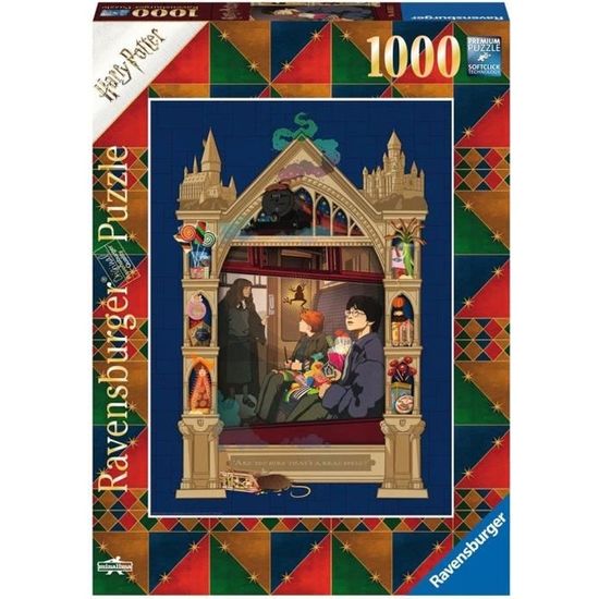 Puzzle 1000 pièces - Harry Potter en route vers Poudlard (Collection Harry Potter MinaLima) - Ravensburger