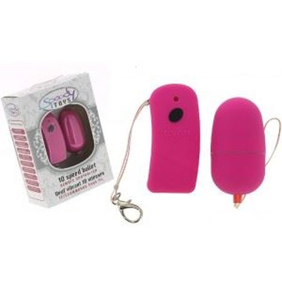 Œuf Vibrant EASYTOYS Avec Télécommande - 10 Modes, Discret, Noir - Parfait Pour Les Jeux En Solo Ou à Deux