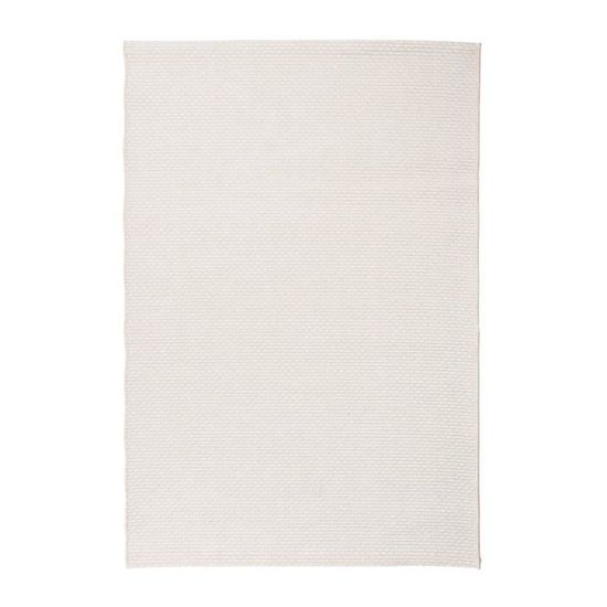 BANGALOR - Tapis de couloir aspect jute blanc 80 x 150 cm