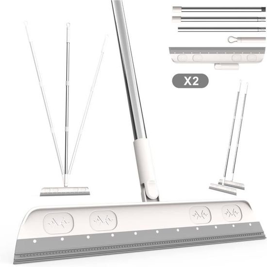 Lot De 2 Grattoirs à Glace Pour Voiture - Poignée Antidérapante - Pour Pare-brise, Vitres - ABS Durable