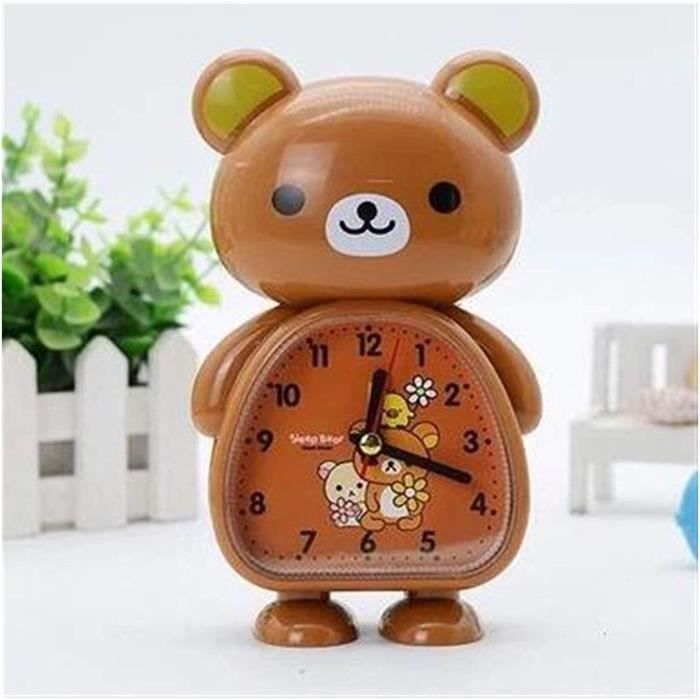 Penguinn ALARME CHOIDE - CARTOONE Shape Desk Clock | Animal Penguinn Calendar horloge | Réveil de la chambre avec calendrier perpétuel | Affichage de la température Horloge de table de pingouin