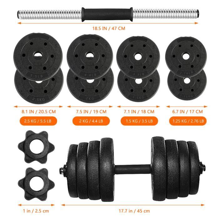 kit haltère réglable 30KG