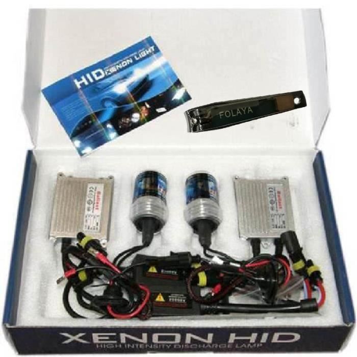 KIT PHARES FEUX XENON HID TUNING H7 6000 SLIM 35W