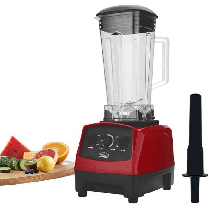 Blender Smoothie, 1200W Blender Mixeur Électrique Capacité 2L, DEWINNER Mixeur Haute vitesse 2000ml Tritan Sans BPA, d'Haute Puissan