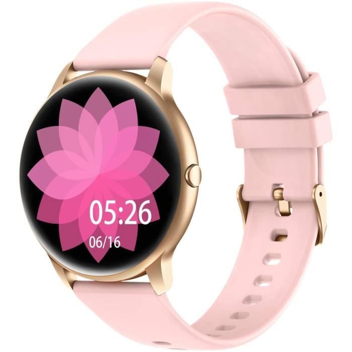 Montre Connectée Huawei Samsung Xiaomi iPhone Android Telephone Montre Intelligente Tactile Vibrante Sport Podometre Fitness