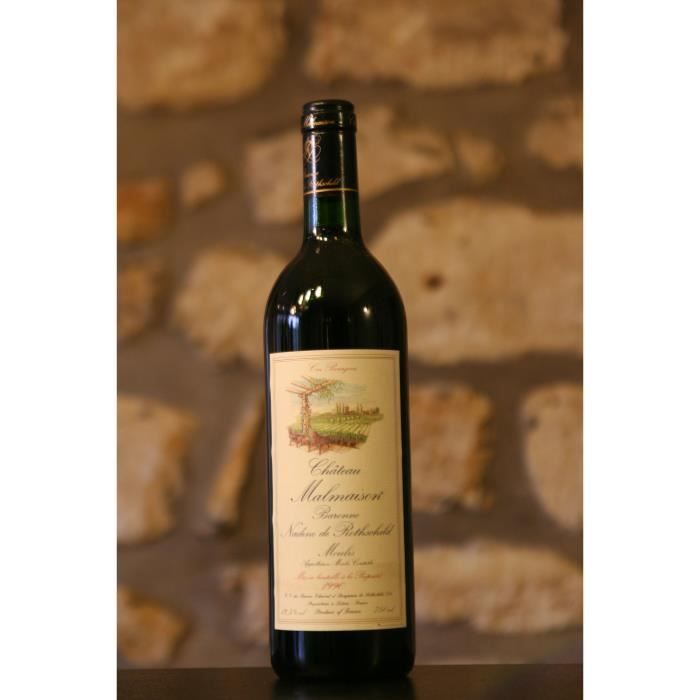 Château Malmaison, Baronne Nadine de Rothschild 1990 Rouge