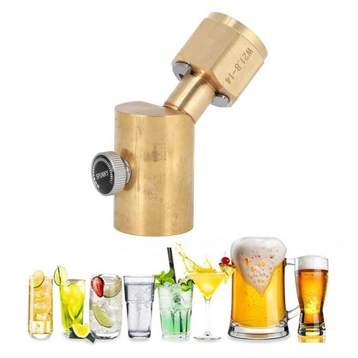 W21.8-14 Adaptateur recharge valve remplissage soda au coude avec valve libération pour SodaStream - Soda Club-CWU