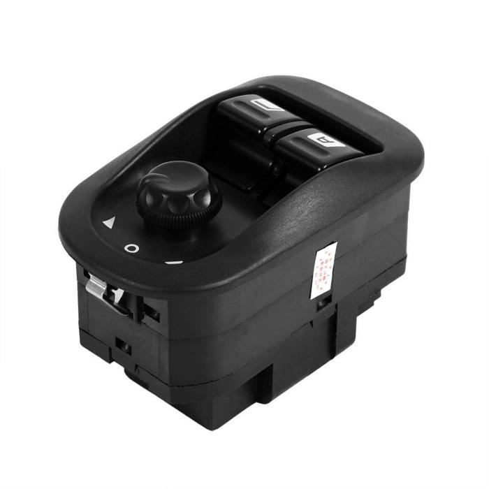 Lève-Vitre Bouton Poussoir, Keenso Interrupteur Lève-Vitre Electrique Master Fenêtre de Commande d'Alimentation de Commutateur De