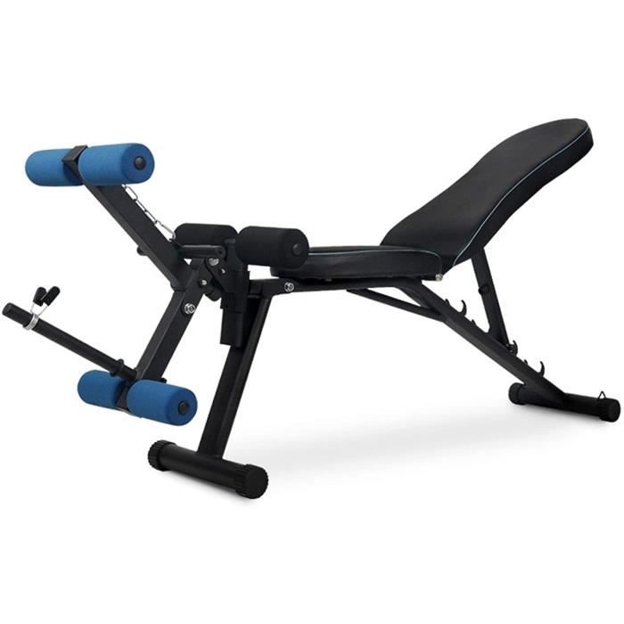 BANC DE MUSCULATION Banc de PoidsBanc de Musculation Pliable Plat Tabouret Dhaltegravere Pliant Chaise De Remise En Forme Profes608