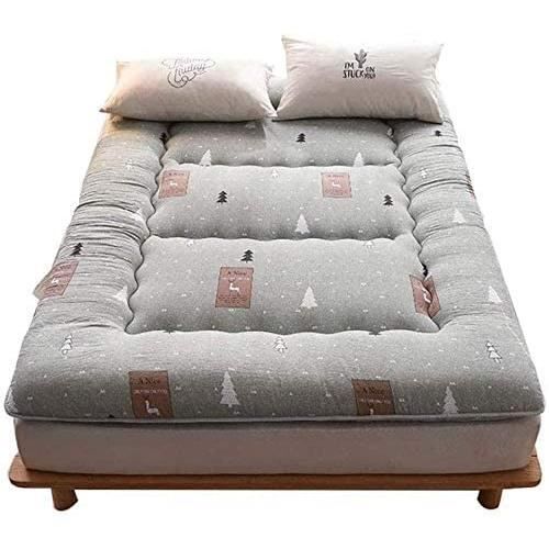 MATELAS qmj Matelas Futon Tapis De Sol Japonais Tatami Coussin De Couchage Pliable Matelas Simple Double Confort,A-180 * 200cm355