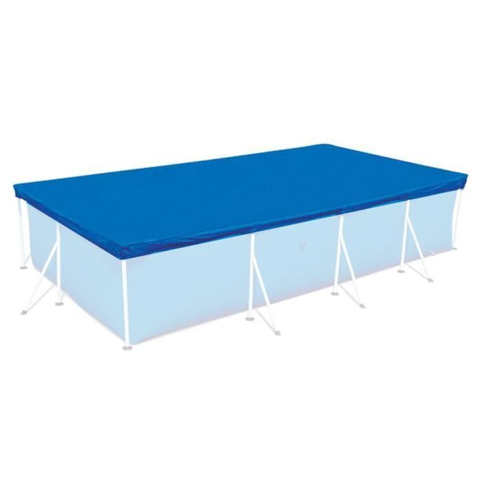 Couverture de piscine rectangulaire Couverture de piscine en PE résistant à l'eau-52