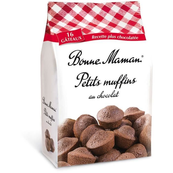 BONNE MAMAN Petits Muffins au Chocolat - 235 g