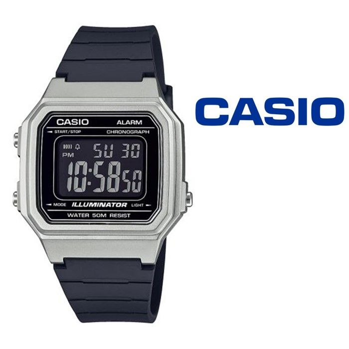 Casio Homme Chrono Résine Noir W217HM-7BVEF