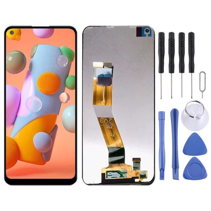 Écran Samsung Galaxy A11 LCD (ORIGINAL) + Tactile préassemblés avec Outils (Noir)