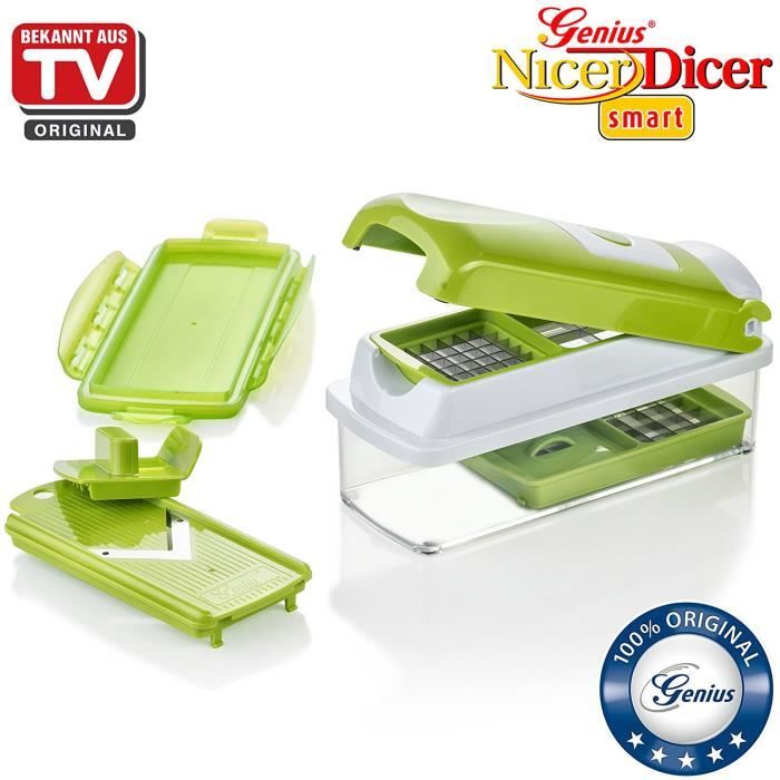 Genius Nicer Dicer Smart - 7 pièces - de fruits et légumes - connu en TV - neuf