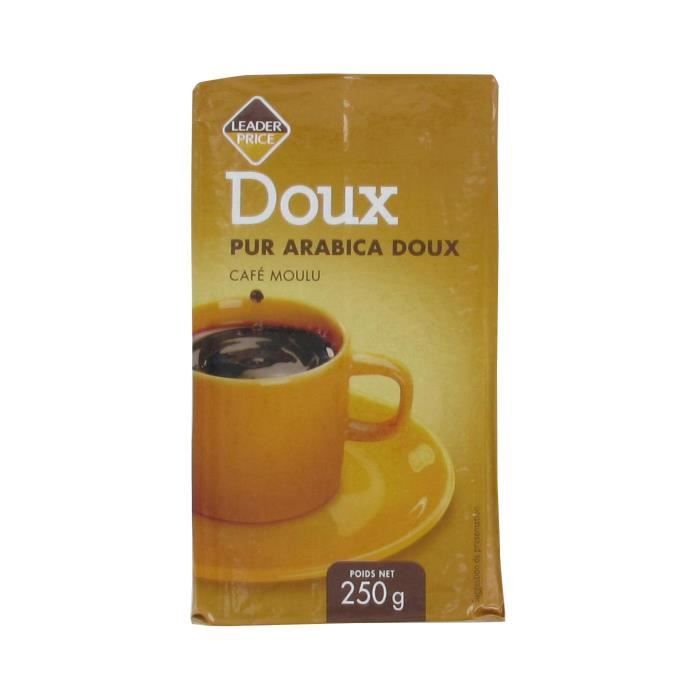 Café moulu pur arabica doux Leader Price - 250g