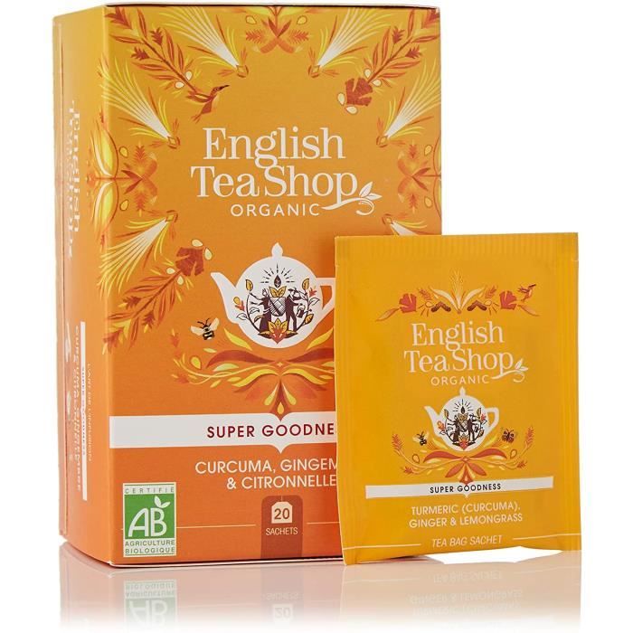 The Et Infusion - Curcuma Gingembre & Citronnelle Bio English Tea Shop