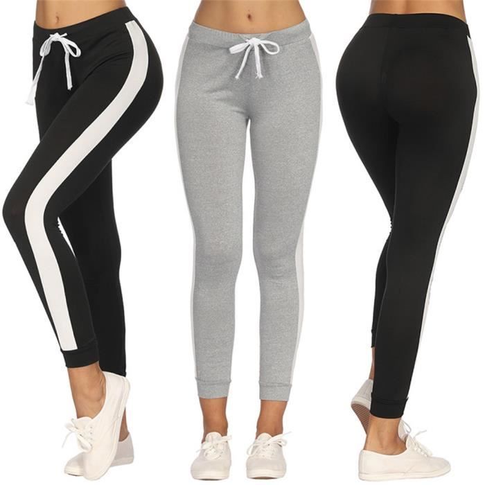 Femmes Casual Jogger Dance Sport Pantalons de survêtement Skinny Pantalon de survêtement Pantalon de survêtement