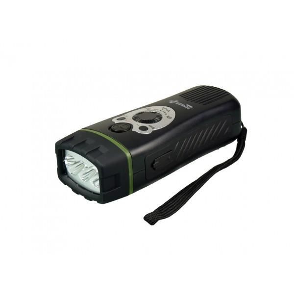 Lampe torche et radio dynamo Wolf