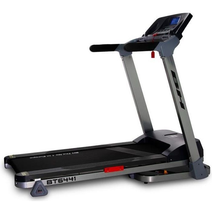 Tapis de course T100 BT6441 12 km-h 130 x 42 cm Poids Max 115 Kg Haut-parleurs Dual Usage régulier