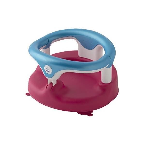 ROTHO Siège de bain & douche ouvrable TOP LINE - Framboise, Turquoise, Blanc