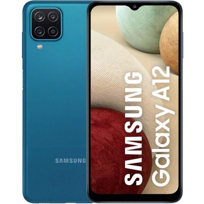 Samsung Galaxy A12 128go Bleu - Reconditionné - Excellent